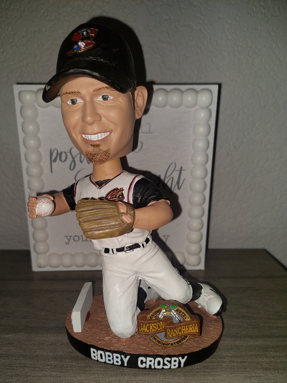 BOBBY CROSBY SACRAMENTO RIVERCATS BOBBLEHEAD SGA